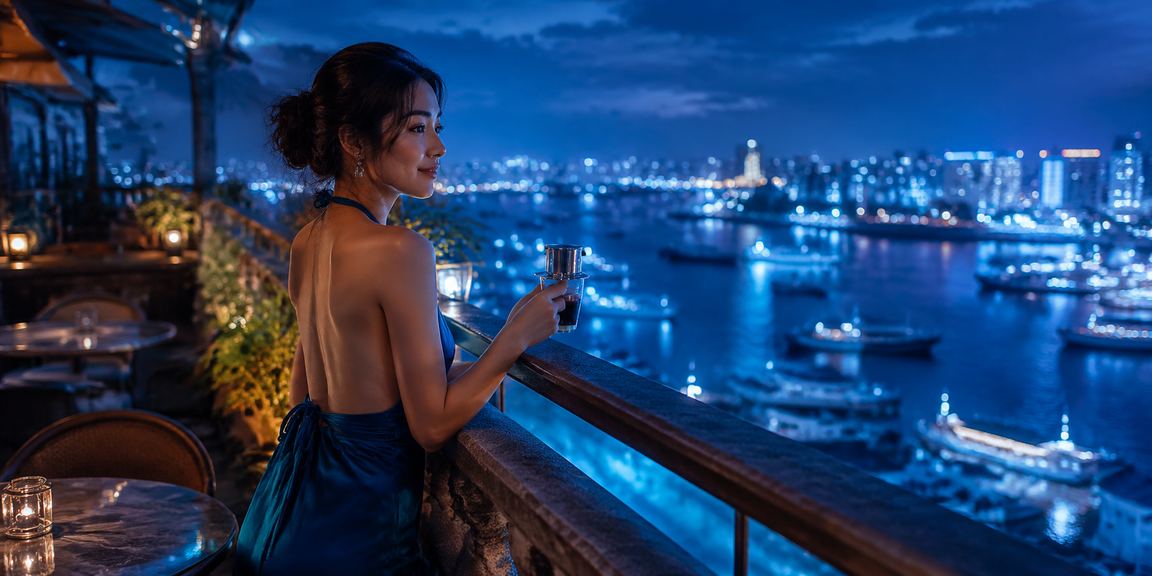 Người chơi tại Hà Nội thưởng thức cà phê và tham gia trò chơi bài trực tuyến trên điện thoại
