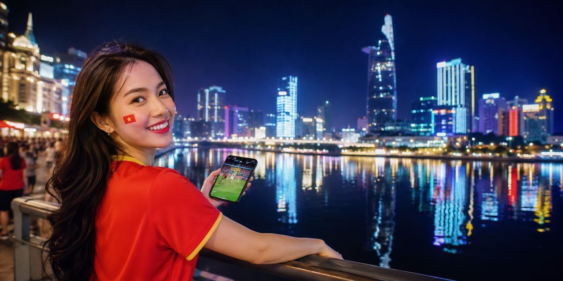 Người dùng tại TP. Hồ Chí Minh theo dõi kết quả cá cược bóng đá trên điện thoại