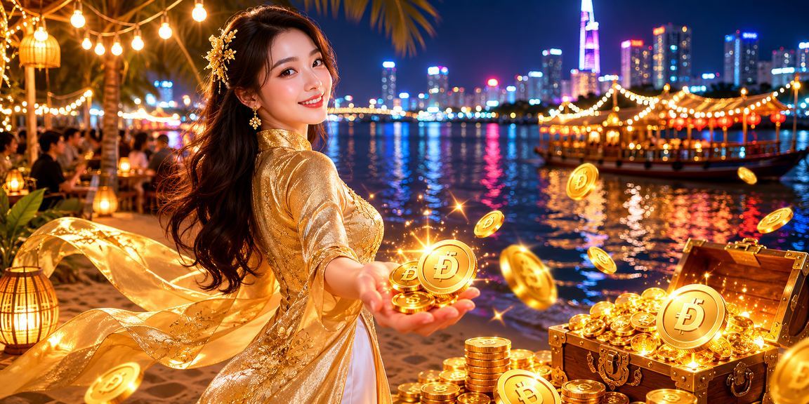 Người phụ nữ mặc áo dài bên dòng Mekong thư giãn và suy ngẫm về việc chơi game có trách nhiệm