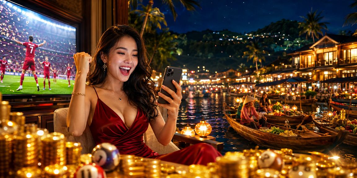 Người chơi tại Phú Quốc thử nghiệm trò chơi Keno và xổ số trên điện thoại buổi tối